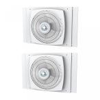 電子ファン Air King Storm Guard 16" 3-Speed 116 HP Motor Plastic Blade Window Fan (2 Pack)