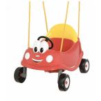 幼児用おもちゃ Swing Set Red Car Baby Toddler Seat Outdoor Toys Backyard Fun Play