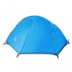 テント Naturehike Ultralight 3-Season 1-Person Waterproof Backpacking Tent for Camping Cycling Hiking (Blue)