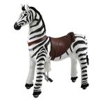 乗り物おもちゃ Mechanical Walking Ride on Horse Zebra Toy Pony Cycle Ride on Horse without Battery or Power: More Comfortable Riding with Gallop