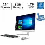 PC パソコン Lenovo IdeaCentre 510S Flagship Premium High Performance All-in-One Desktop (2017 New Edition), 23 inch Full HD IPS Touchscreen, Intel