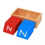 幼児用おもちゃ Baby Toys Montessori Lower And Capital Case Sandpaper Letters Boxes Wooden Kids Educational Early Development