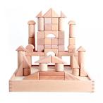 幼児用おもちゃ Amyster 72pcs Wood Beech Solid Building Blocks Can Bite Safe Eco Friendly Baby Assembled Toys Baby Puzzle Gift Inspired Toddler