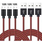 2 in 1 PC Micro USB Cable, Asstar 3Pack Long Nylon Braided 2.0 USB to Micro USB Charging Cord Charger Cable for Samsung Galaxy S7S6Edge,Android,Note