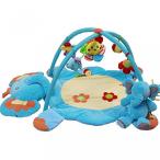 幼児用おもちゃ LemonGo Baby Fold Musical Activity Gym Play Mat (Elephant)