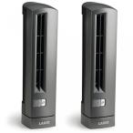 電子ファン Lasko Air Stik Ultra Slim 2 Speed Home Office Oscillating Tower Fan (2 Pack)