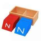 幼児用おもちゃ Baby Toys Montessori Lower And Capital Case Sandpaper Letters Boxes Wooden Toys Child Educational Early Development