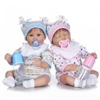 幼児用おもちゃ NPK Collection 2pcs Reborn Baby Doll realistic baby dolls Vinyl Silicone Babies 18inch 45cm Doll Newborn real baby Children’s Toys