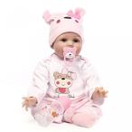 幼児用おもちゃ MPK Reborn Baby Dolls 22" 55 cm Soft Silicone Pink Love Clothes Vinyl Lifelike Newborn Baby Dolls Hots