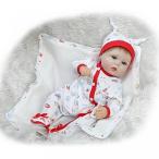 幼児用おもちゃ Geshuo 42cm Soft Silicone Vinyl Reborn Baby Doll 17 inch Lovely Lifelike Cute Baby Boy Girl Toy Beautiful clothes doll Hots