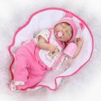 幼児用おもちゃ 17" 42cm Lifelike Realistic Lovely Cute Sleeping Reborn Baby Doll Soft Vinyl Reborn Newborn Baby That Looks Real For Kids Birthday