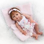 幼児用おもちゃ Reborn Dolls Silicone Full Body Lifelike Realistic Baby Doll, 20inch 50cm Anatomically Correct Washable Toy, Weighted Baby for Age 3+