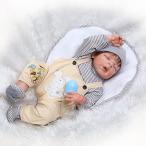 幼児用おもちゃ 22inch 57cm Full Silicone Newborn Handmade Sleeping Bathing Toy Baby Doll Reborn Boy Gift