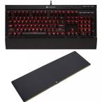 ゲーミングPC Corsair Gaming K68 Mechanical Keyboard, Backlit LED, Cherry MX Red, Dust and Spill Resistant and Corsair Gaming MM200 Cloth Gaming Mouse