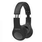 ブルートゥースヘッドホン Misco NV400-BLK Reverse 2-Way Wireless Headphones Play Your Music In or Out, Black