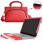 2 in 1 PC HP ENVY 17 Case,Coustom Designed Protective PU Cover + Portable Carrying Bag With Handle Shoulder Strap For 17.3" HP ENVY 17 17-u000
