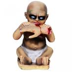 幼児用おもちゃ Halloween Decorations Evil Baby Zombie Baby Haunted Doll Halloween Toy, Latex, Clear Face, Vivid Look, Halloween Party Assessory,