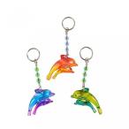 幼児用おもちゃ 2.25" Dolphin Mother And Baby Keychain