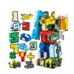 ロボット Toonol Assembly Educational Deformation Number Robots Action Figures Number Building?Educational Toys for Children