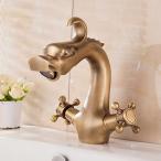 ミキサー AWXJXEuropean style copper toilet hot and cold washbasin Single Hole Sink mixer