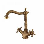 ミキサー AWXJX Copper Hot and Cold Raised Height Single Hole Ceramic Mixer Sink Faucet