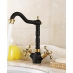 ミキサー AWXJX European Style Copper Wc Washbasin Hot and Cold Blackened Sink Mixer Taps