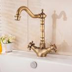 ミキサー AWXJX European Style Copper Toilet Hot and Cold Gold Sink Mixer Taps