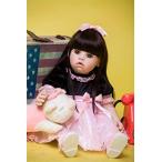 幼児用おもちゃ Pursue Baby Surprising Princess Doll Maya, 24 Inch Weighted Soft Body Vinyl Lifelike Poseable Baby Doll with Matching Outfits