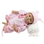 幼児用おもちゃ Reborn Baby Doll Soft Silicone 18" 45cm Real Looking Lifelike Reborn Baby Girl Realistic Newborn Dolls Toddler Xmas Gift Free Magnet