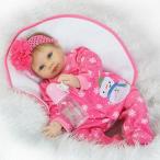 幼児用おもちゃ NPK Collection 22"55 CM Lifelike Reborn Pink Baby Real Looking Doll Vinyl Newborn Baby Cloth Body Free Magnet Pacifier Cute Girl Xmas