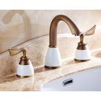 ミキサー AWXJX European Style Copper Basin Hot And Cold And Gold Sink Mixer Taps