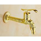 ミキサー AWXJX European Style Copper Washing Machine Platinggold Mop Pond Cold Sink Mixer Taps