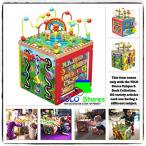 幼児用おもちゃ Baby Toys Toddler Activity Cube Girls Boys Educational Kids Toy Wooden Learning Games By YOLO Stores