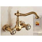 ミキサー AWXJX European Style Copper Kitchen Wall Mounted Mixer Tap