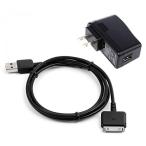 2 in 1 PC yan_USB SYNC DATA CABLE AND AC WALL CHARGER FOR BARNES &amp; NOBLE NOOK HD 7" 9" TABLET