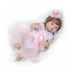 幼児用おもちゃ Nicery Reborn Baby Doll High Vinyl 22inch 55cm Magnetic Mouth Lifelike Vivid Waterproof Boy Girl Toy Lavender Dress RD55Z068F-baby