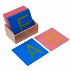 幼児用おもちゃ Baby Toy Montessori Sandpaper Letters Capital Case Print with Box Early Letters Preschool Educational Toys