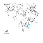 * Yamaha оригинальный новый товар TW225E TW200 DT50 TDR250 XTZ750 Super Tenere XT500 боковая стойка ссылка ссылка plate plate держатель 