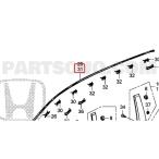 ★ ホンダ 純正 新品  RC4 オデッセイ『左側』ドリップサイドモールディング HONDA