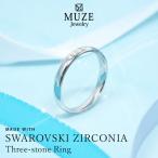 指輪 リング レディース 名入れリング 刻印無料 エンゲージリング 婚約指輪 プロポーズリング シルバー925 プラチナ MUZE JEWELRY