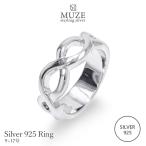 指輪 リング レディース 名入れリング 刻印無料 SV925 シルバー925 シルバーリング ウェーブ 太め デザインリング 記念日 誕生日 MUZE JEWELRY 卒園
