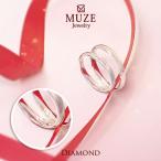 MUZE JEWELRY ダイヤモンド ペアリング ダイヤ 結婚指輪 リング 指輪 シルバー