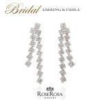 ショッピングウェディング ピアス イヤリング ブライダル ウェディング ラインストーン パーティージュエリー 結婚式 パーティー アクセサリー 日々の定番