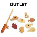 Yahoo! Yahoo!ショッピング(ヤフー ショッピング)アウトレット 木のおもちゃ 知育 魚釣り遊びセット 磁石つきお魚８個入り 2歳 3歳  男の子 女の子 誕生日 プレゼント マグネット 魚つり おもちゃ メール便