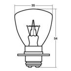 STANLEY( Stanley )[ с козырьком двойная лампа ] 24V60W 10 штук A5691U
