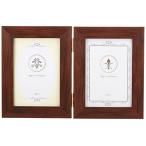 VANJOH фоторамка Fhoto Frame KP Frame пара L штамп продольный . темно-коричневый KP-PLT-DBR
