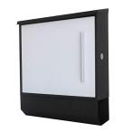 アイホーム(Ihome) 郵便ポスト pm37 pm376 ホワイト 本体: 奥行13cm 本体: 高さ42cm 本体: 幅35.5cm 高級キーホル