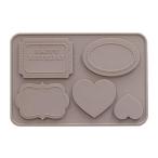 cotta cotta шоко plate mold день рождения серый толщина примерно 0.5cm 91478