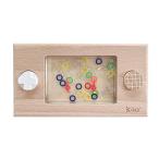 kiko+kikowakkawaka вода игрушка вода игра из дерева игрушка деревянная игрушка колесо бросание ( розовый )