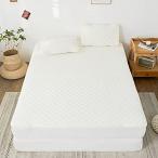  три . наматрасник искусственный шелк 100% пирог ru широкий King слоновая кость мягкий гибкий . ощущение 201941-0005